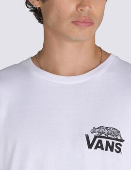 VANS CAMISETA BLANCA SNEAKY