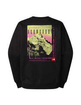 NORTH FACE SUDADERA AXYS OVERSIZED NEGRA