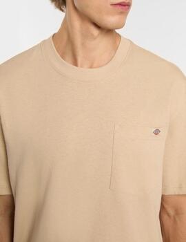 DICKIES CAMISETA LURAY POCKET IRISH CREAM