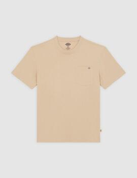 DICKIES CAMISETA LURAY POCKET IRISH CREAM