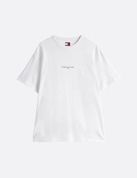 TOMMY CAMISETA BLANCA LINEAR LOGO