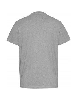 TOMMY CAMISETA SLIM GREY LINEAR CHEST