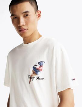 TOMMY CAMISETA ECRU NOVELTY