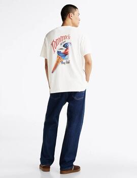 TOMMY CAMISETA ECRU NOVELTY