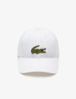 LACOSTE GORRA BLANCA LOGO TOALLA