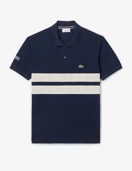 LACOSTE POLO MARINO BEIGE CLASSIC FIT