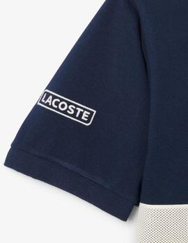 LACOSTE POLO MARINO BEIGE CLASSIC FIT