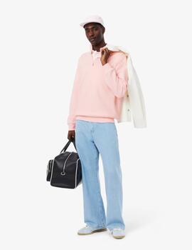 LACOSTE SUDADERA ZIP ROSA