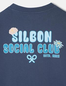 SILBON SUDADERA MARINO SOCIAL CLUB