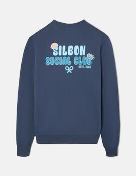 SILBON SUDADERA MARINO SOCIAL CLUB