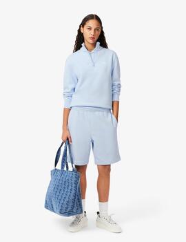 LACOSTE SUDADERA ZIP AZUL BEBÉ