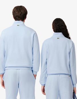 LACOSTE SUDADERA ZIP AZUL BEBÉ