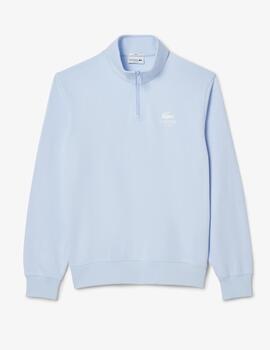 LACOSTE SUDADERA ZIP AZUL BEBÉ