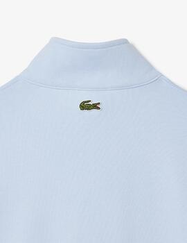 LACOSTE SUDADERA ZIP AZUL BEBÉ