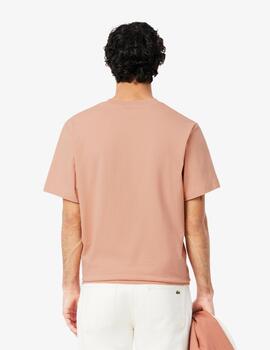 LACOSTE CAMISETA CLASSIC FIT SALMÓN