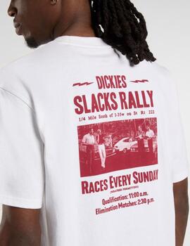 DICKIES CAMISETA BLANCA SLACKS RALLY