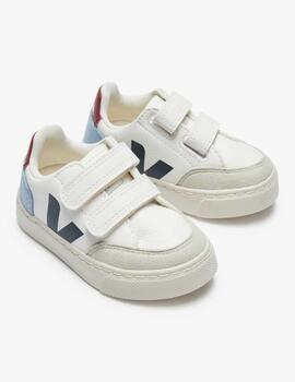 VEJA SMALL V-12 EXTRA WHITE MULTI STEEL