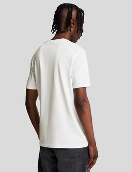 LYLE&SCOTT CAMISETA BLANCA EMBROIDERED