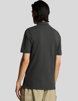 LYLE&SCOTT POLO GUNMETAL SUPERFINE