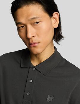 LYLE&SCOTT POLO GUNMETAL SUPERFINE