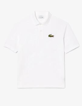 LACOSTE POLO BLANCO OVERSIZE