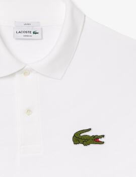 LACOSTE POLO BLANCO OVERSIZE