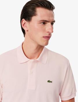 LACOSTE POLO CLASSIC FIT ROSA