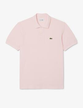 LACOSTE POLO CLASSIC FIT ROSA