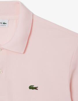 LACOSTE POLO CLASSIC FIT ROSA