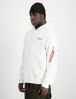 ALPHA HOODIE BLANCA SIGNATURE