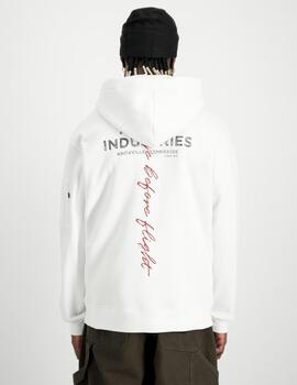 ALPHA HOODIE BLANCA SIGNATURE