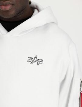 ALPHA HOODIE BLANCA SIGNATURE