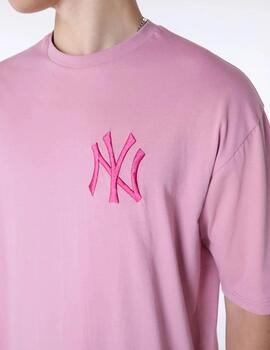 NEW ERA CAMISETA ROSA OVERSIZE