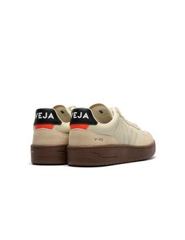 VEJA V-90 LEATHER PIERRE ALMOND BLACK