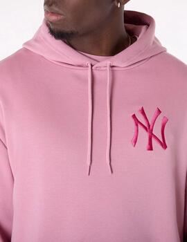 NEW ERA HOODIE OVERSIZE ROSA NY