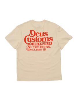 DEUS CAMISETA BLANCA RAPTOR