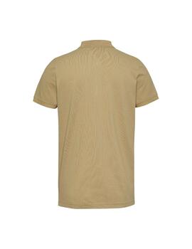 TOMMY POLO BEIGE SLIM PLACKET