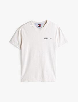 TOMMY CAMISETA BEIGE SLANTED CREST