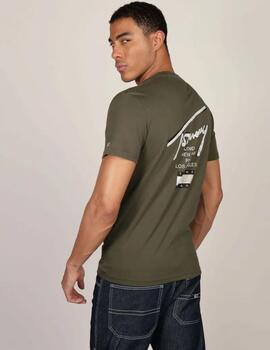 TOMMY CAMISETA VERDE SIGNATURE