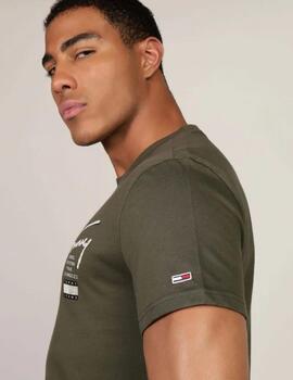 TOMMY CAMISETA VERDE SIGNATURE