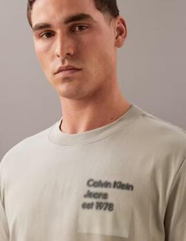 CALVIN KLEIN CAMISETA ROCK RIDGE FADE BOX