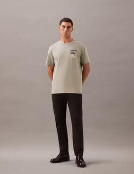 CALVIN KLEIN CAMISETA ROCK RIDGE FADE BOX