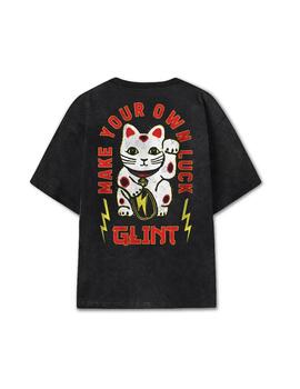 GLINT CAMISETA NEGRA LUCKY CAT