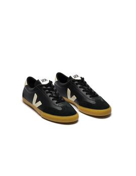 VEJA VOLLEY OT LEATHER BLACK PIERRE