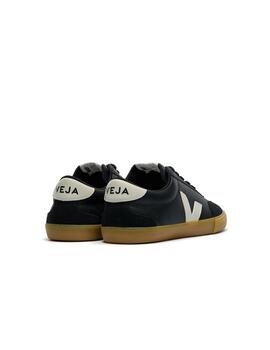 VEJA VOLLEY OT LEATHER BLACK PIERRE