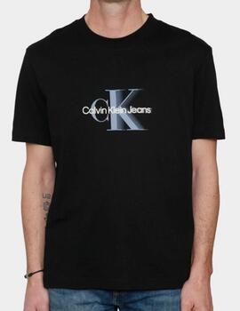 CALVIN KLEIN CAMISETA NEGRA SHIFT MONOLOGO