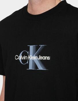 CALVIN KLEIN CAMISETA NEGRA SHIFT MONOLOGO