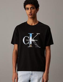 CALVIN KLEIN CAMISETA NEGRA PHOTO MONOGRAM