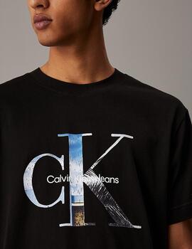 CALVIN KLEIN CAMISETA NEGRA PHOTO MONOGRAM