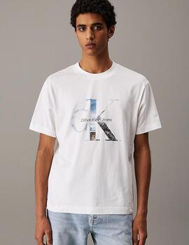 CALVIN KLEIN CAMISETA BLANCA PHOTO MONOGRAM